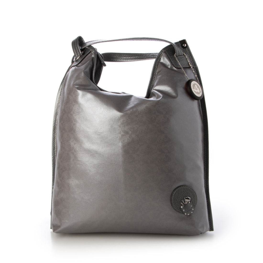 ペレボルサ PELLE BORSA 「アライブ」3Wayリュック4319 日本製,ガンメタ