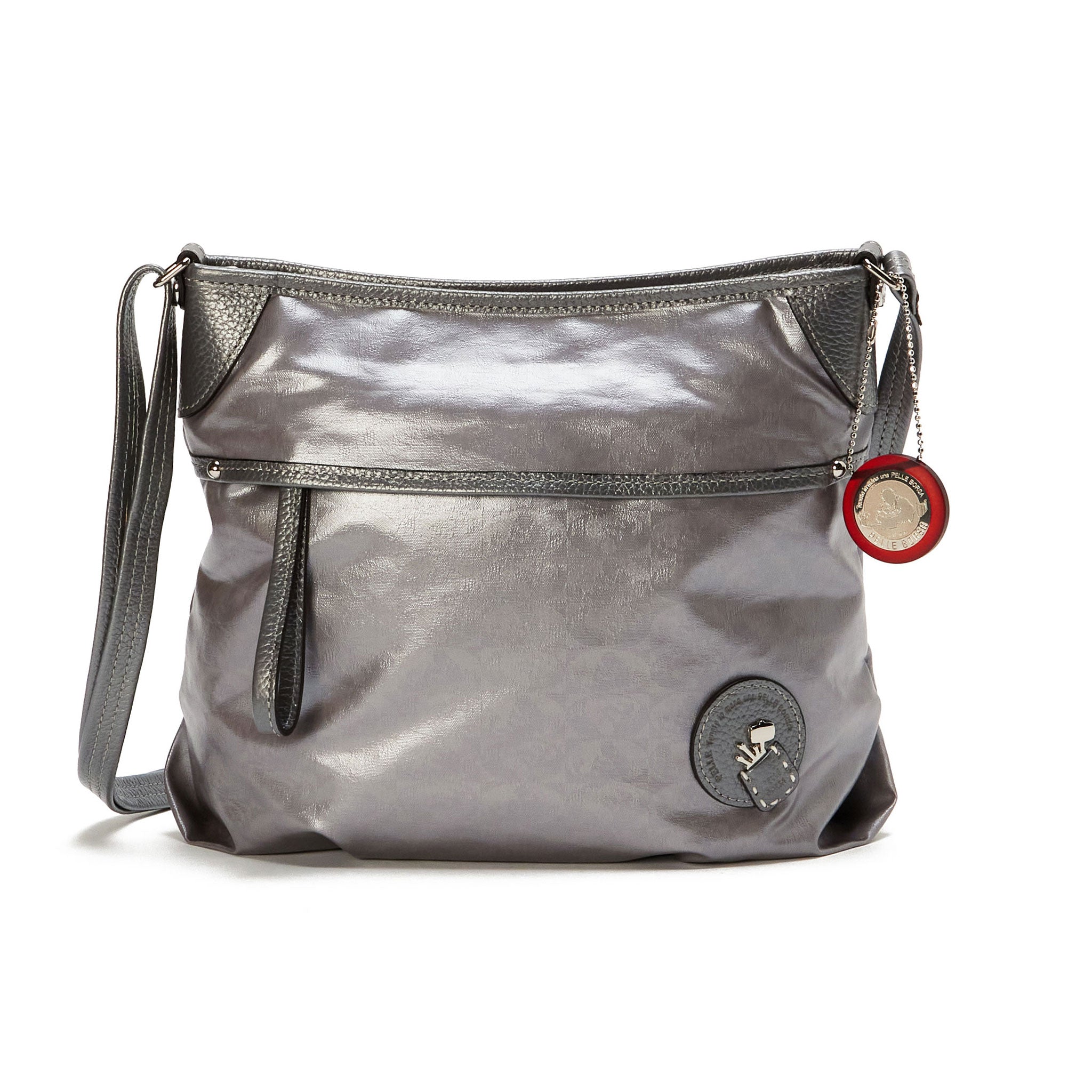 ペレボルサ PELLE BORSA 「アライブ」ショルダーバッグ （ガンメタ） ガンメタ