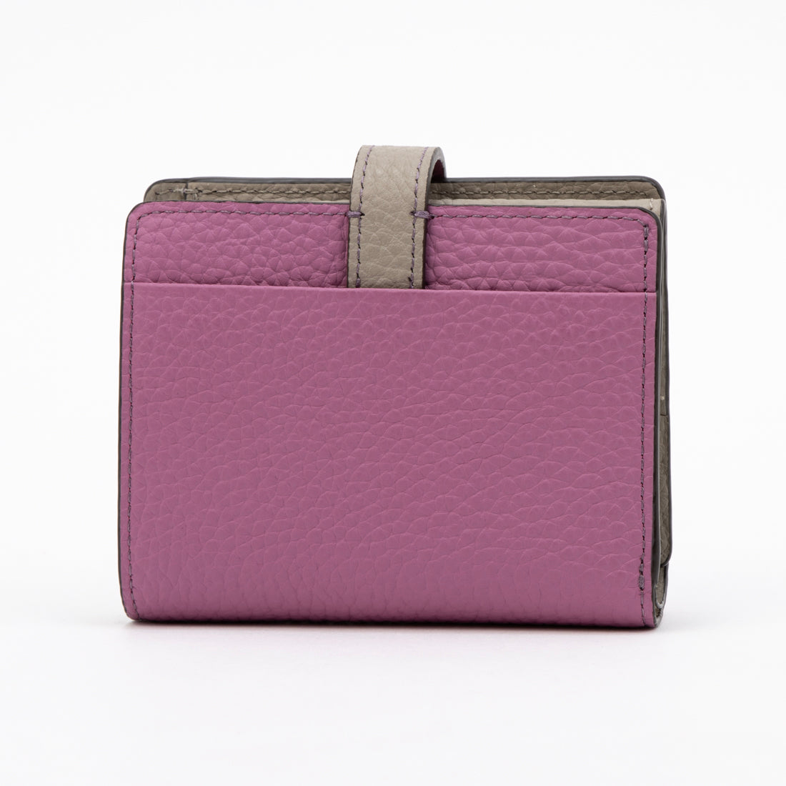 ペレボルサ PELLE BORSA 「レネットグッズ」二つ折り財布 （モーヴグレージュ） モーヴグレージュ