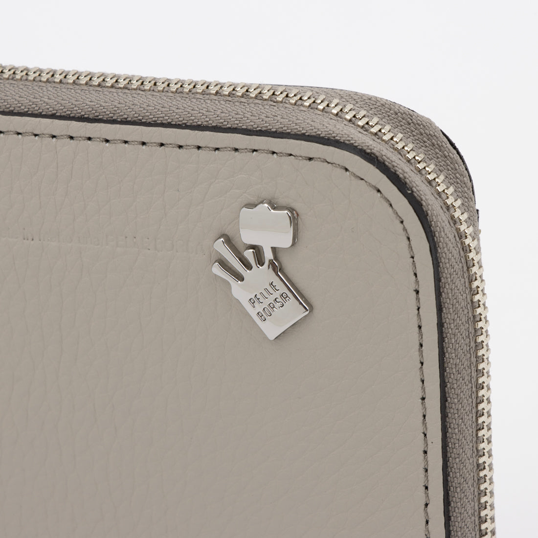ペレボルサ PELLE BORSA 長財布 （アイスグレー） アイスグレー