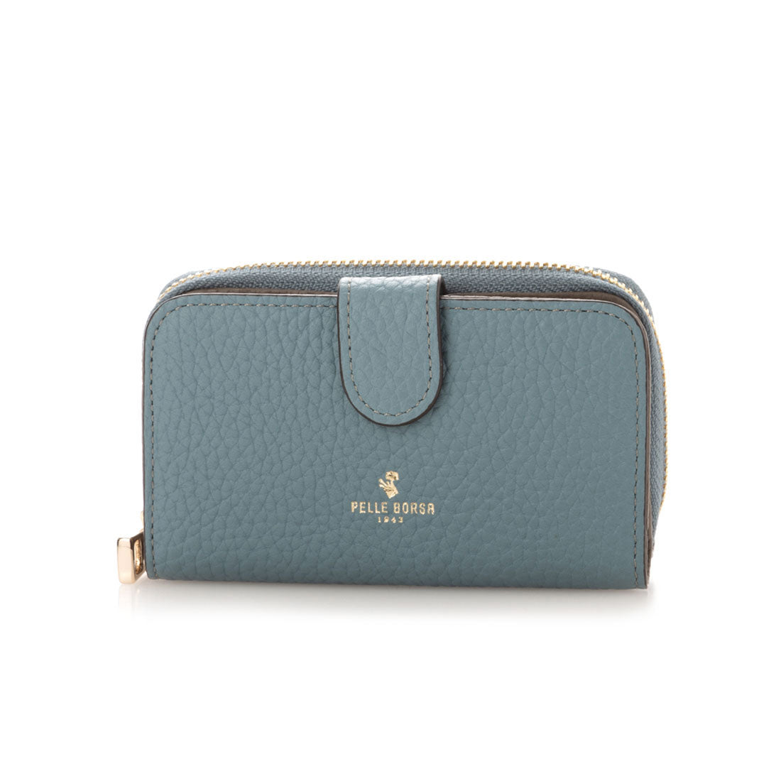 ペレボルサ PELLE BORSA キーケース,ブルーグレー