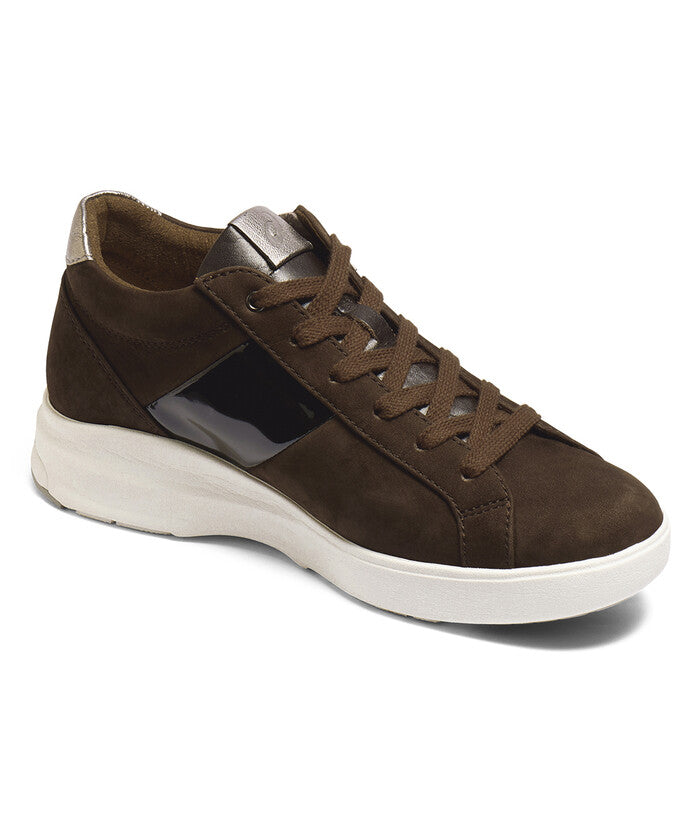 アシックス ウォーキング(ペダラ) ASICS WALKING (PEDALA) ペダラ レディース 2E （コーヒー(起毛)×ブラック(エナメル)） コーヒー(起毛)×ブラック(エナメル)