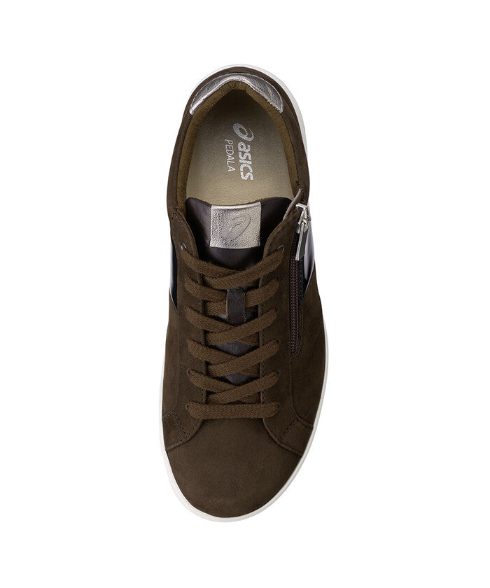 アシックス ウォーキング(ペダラ) ASICS WALKING (PEDALA) ペダラ レディース 2E （コーヒー(起毛)×ブラック(エナメル)） コーヒー(起毛)×ブラック(エナメル)