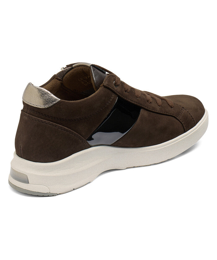 アシックス ウォーキング(ペダラ) ASICS WALKING (PEDALA) ペダラ レディース 2E （コーヒー(起毛)×ブラック(エナメル)） コーヒー(起毛)×ブラック(エナメル)