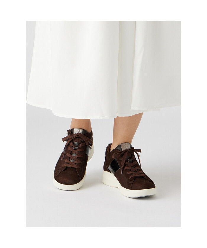 アシックス ウォーキング(ペダラ) ASICS WALKING (PEDALA) ペダラ レディース 2E （コーヒー(起毛)×ブラック(エナメル)） コーヒー(起毛)×ブラック(エナメル)