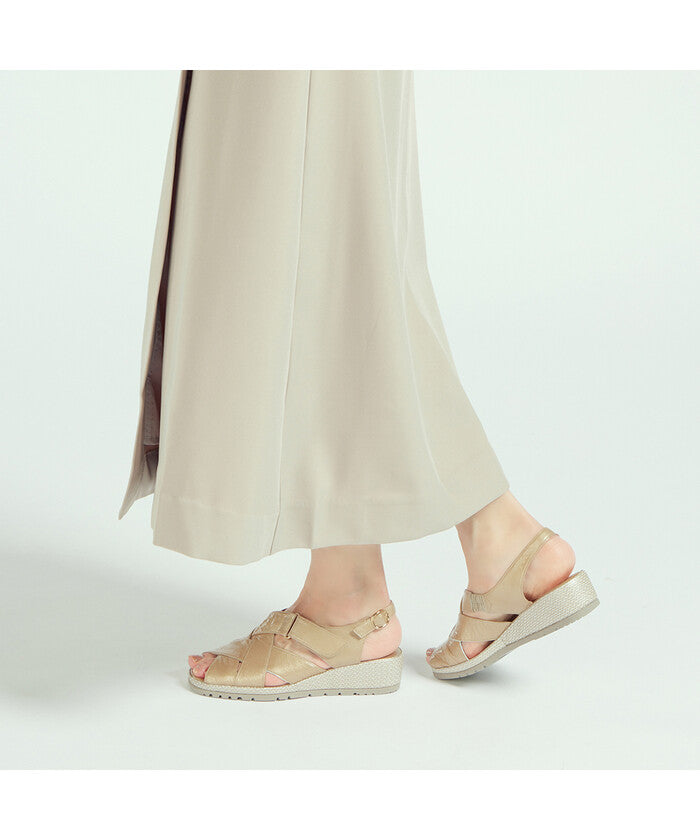 アシックス ウォーキング(ペダラ) ASICS WALKING (PEDALA) ペダラ レディース 3E （ベージュ(エナメル)） ベージュ(エナメル)