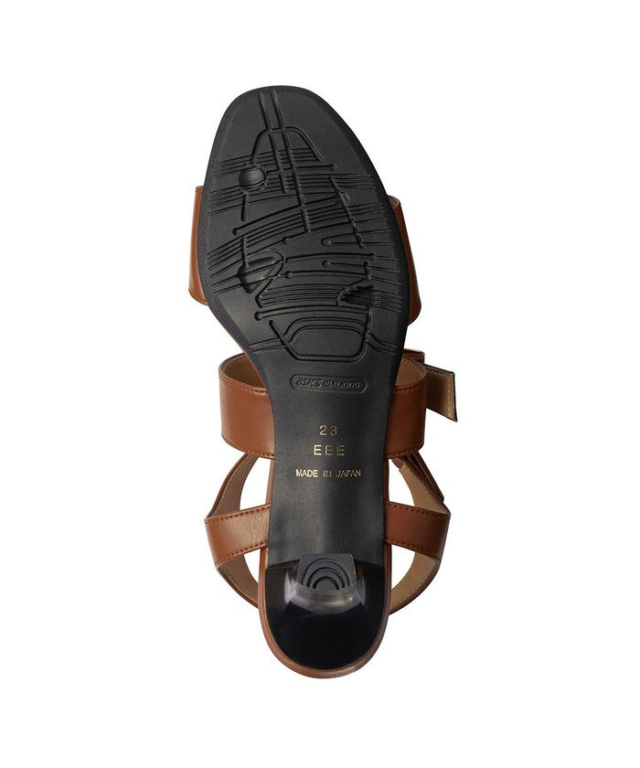 アシックス ウォーキング(ペダラ) ASICS WALKING (PEDALA) ペダラ ヒールサンダル 3E 5.0cmヒール （ライトブラウン） ライトブラウン