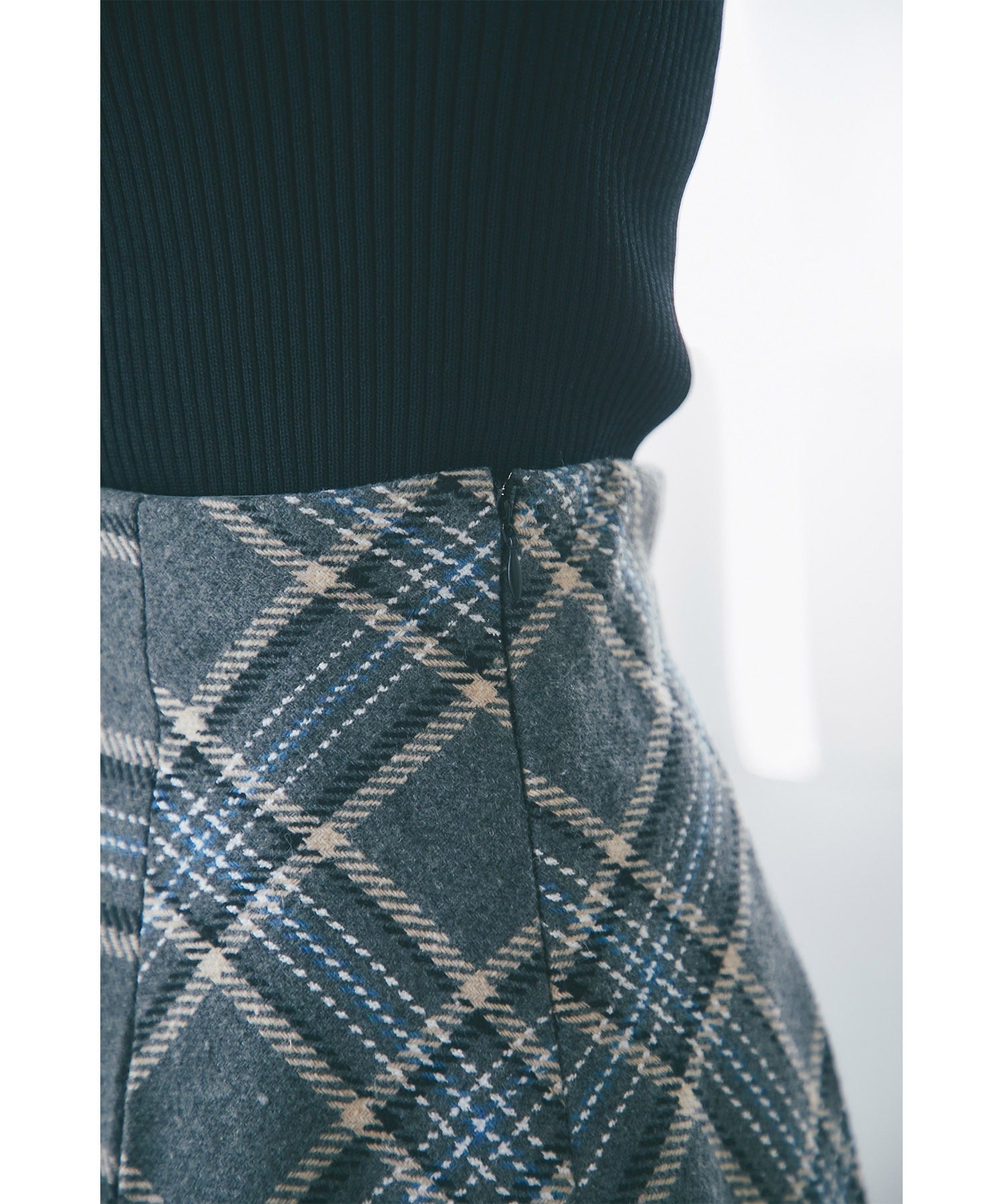 Tocco Closet Inner Pants Included Check Mini Skirt *Worn by Ayaka Kouno