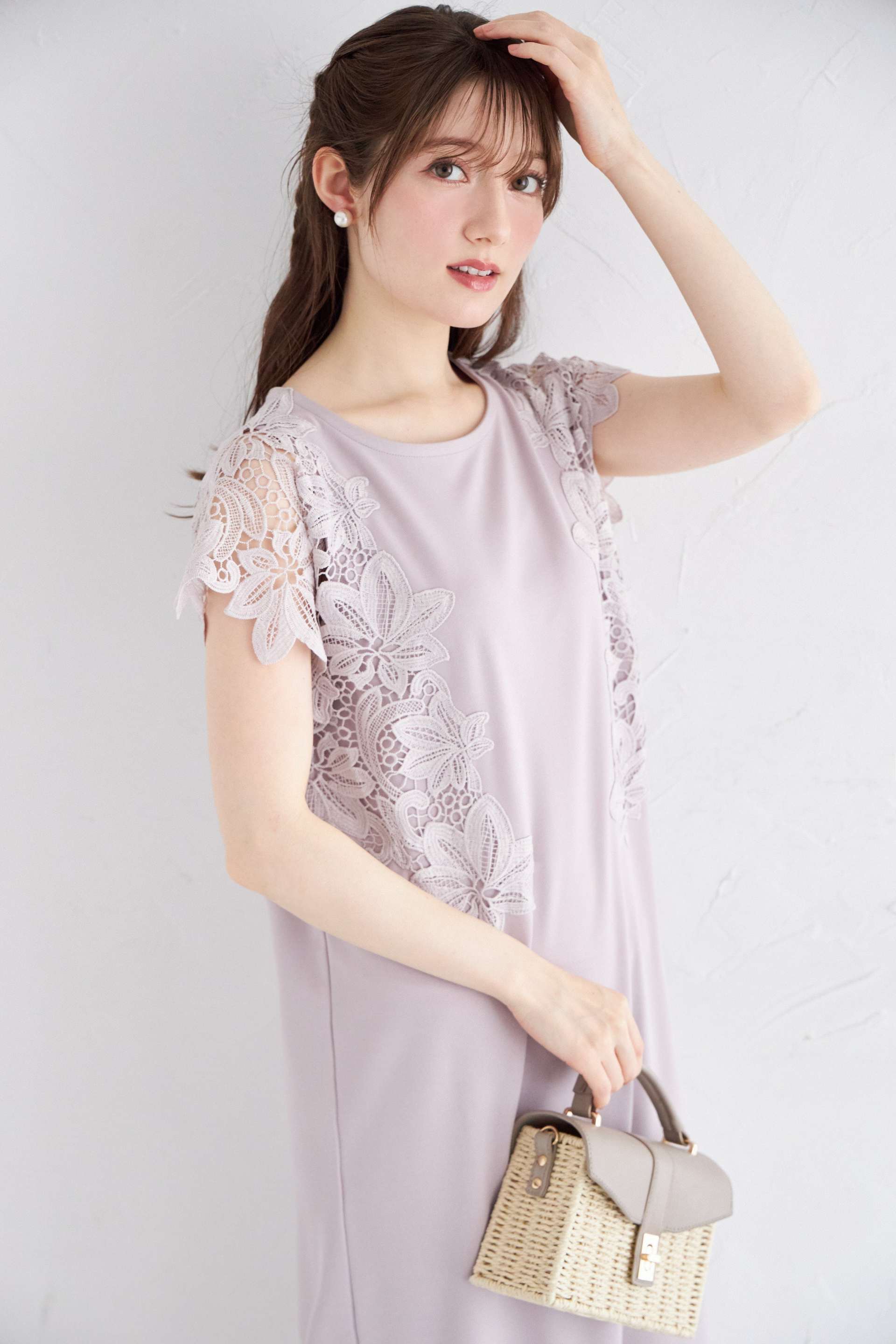 Tocco Closet Contact Cooling♪ Side Flower Lace Attached Cut and