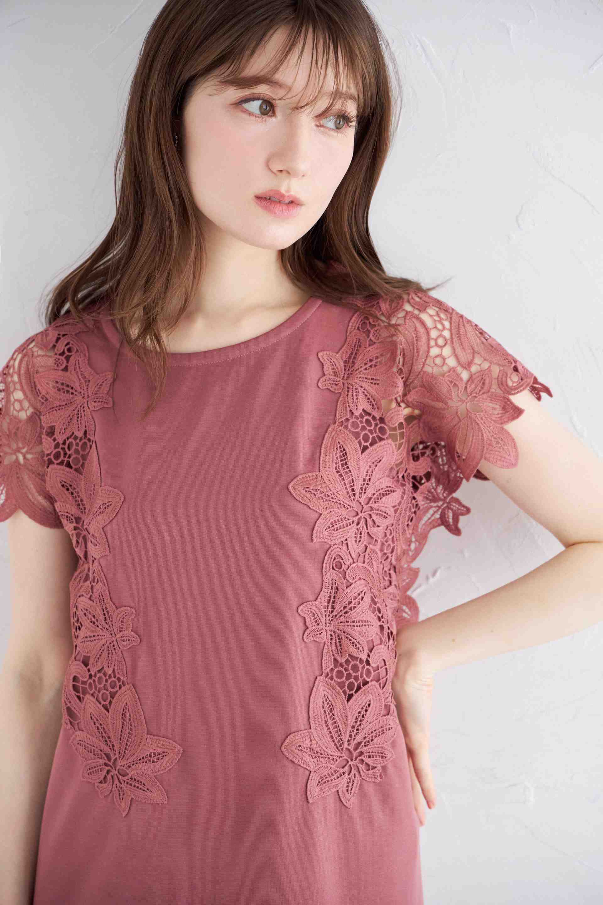 Tocco Closet Contact Cooling♪ Side Flower Lace Attached Cut and
