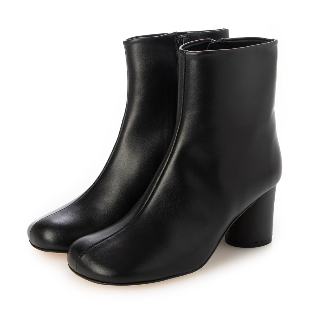 ペリーコ サニー PELLICO SUNNY ブロックヒールラウンドショートブーツ （BLACK） BLACK