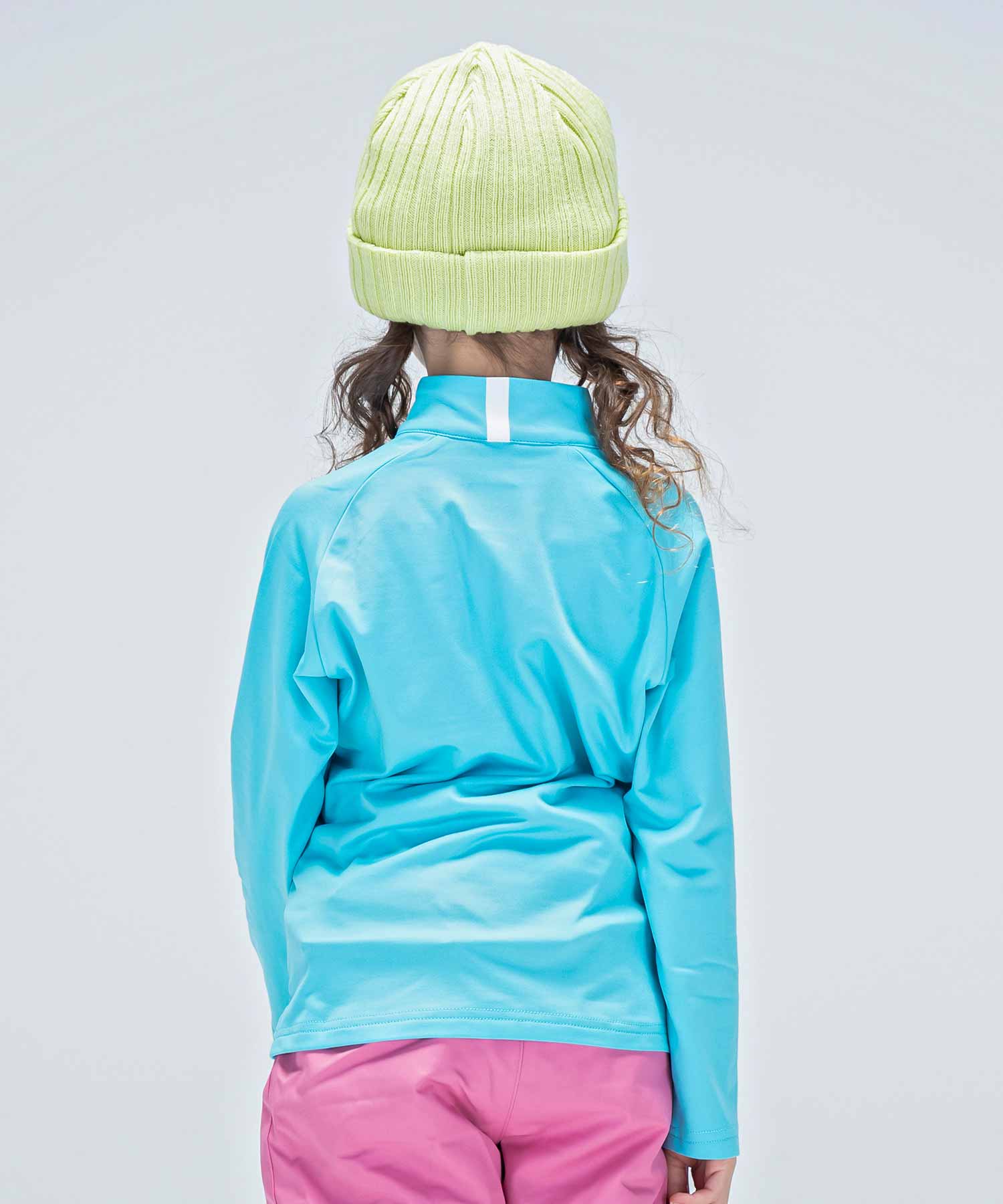フェニックス phenix phenixCrystal Flower Junior 1/2 Zip Tee クリスタル フラワー ジュニア ハーフジップ アンダーウェア イ