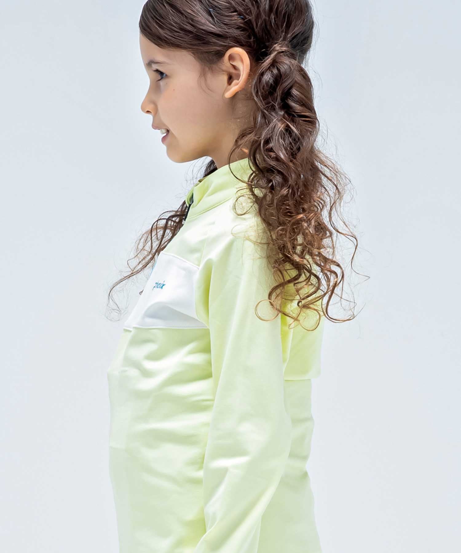 フェニックス phenix phenixCrystal Flower Junior 1/2 Zip Tee クリスタル フラワー ジュニア ハーフジップ アンダーウェア イ
