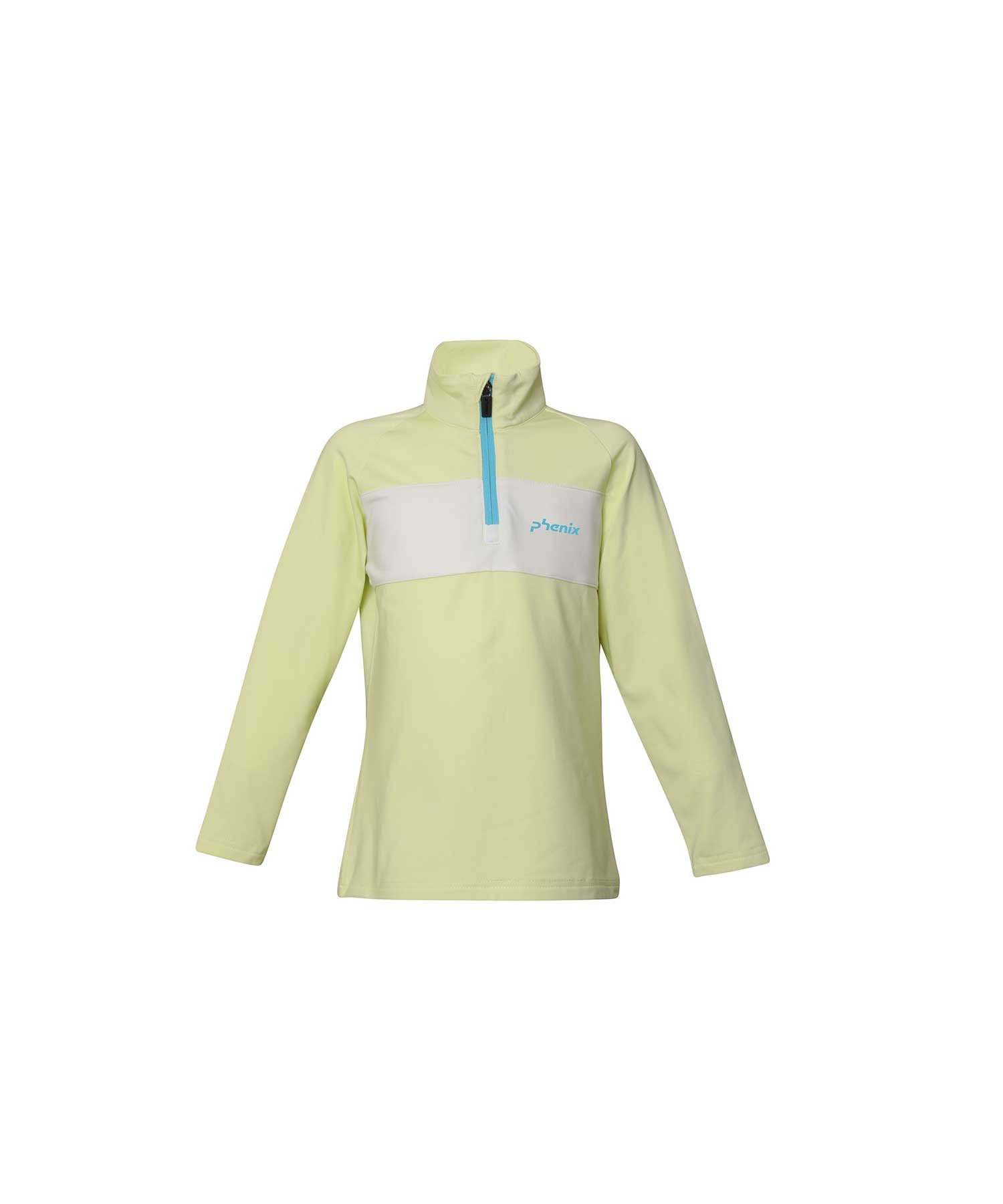 フェニックス phenix phenixCrystal Flower Junior 1/2 Zip Tee クリスタル フラワー ジュニア ハーフジップ アンダーウェア イ,FLASH YELLOW