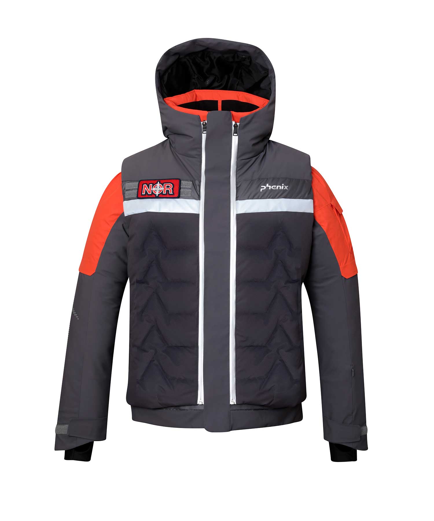 フェニックス phenix スキーウェア アウタージャケット トップス De Lorean 3way Jacket / FORMULA /phenixスキーウェア23AW新作,CHARCOALGRAY