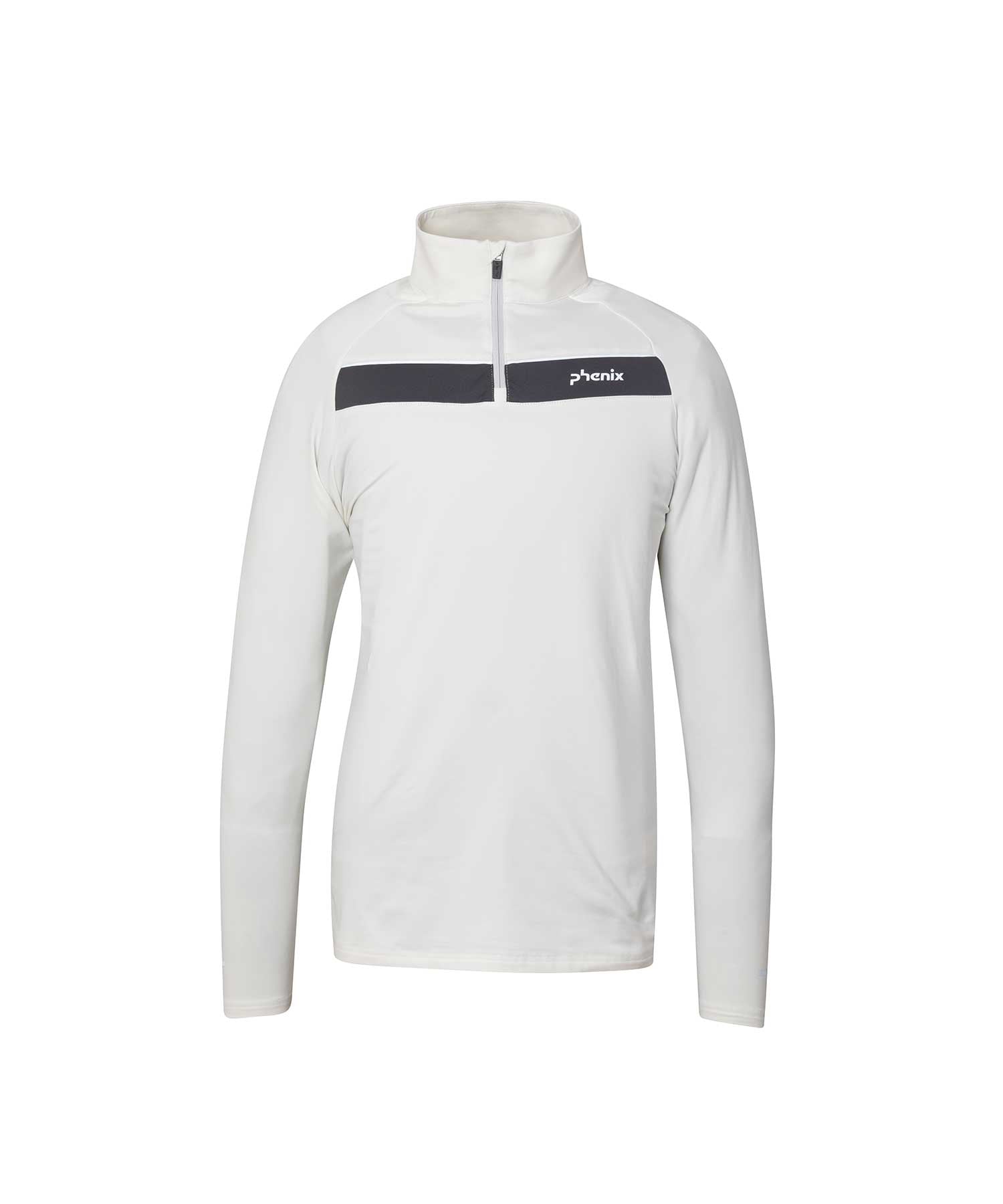 フェニックス phenix Phenix フェニックス Time Space 1/2 Zip Tee タイムスペース ハーフジップ Tシャツ ストレッチ スキーウェア【MENS】,WHITE