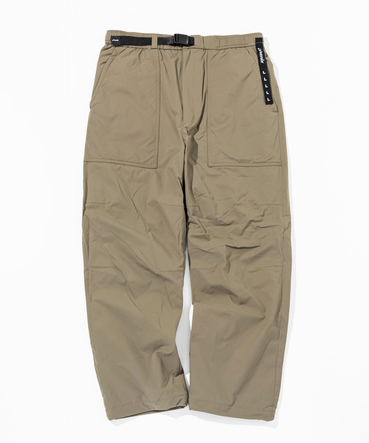 フェニックス phenix phenix outdoor(フェニックスアウトドア)ワイドシルエット 起毛メッシュ カーゴパンツ トリニティーパンツ(耐久性/保温性) （カーキ） カーキ