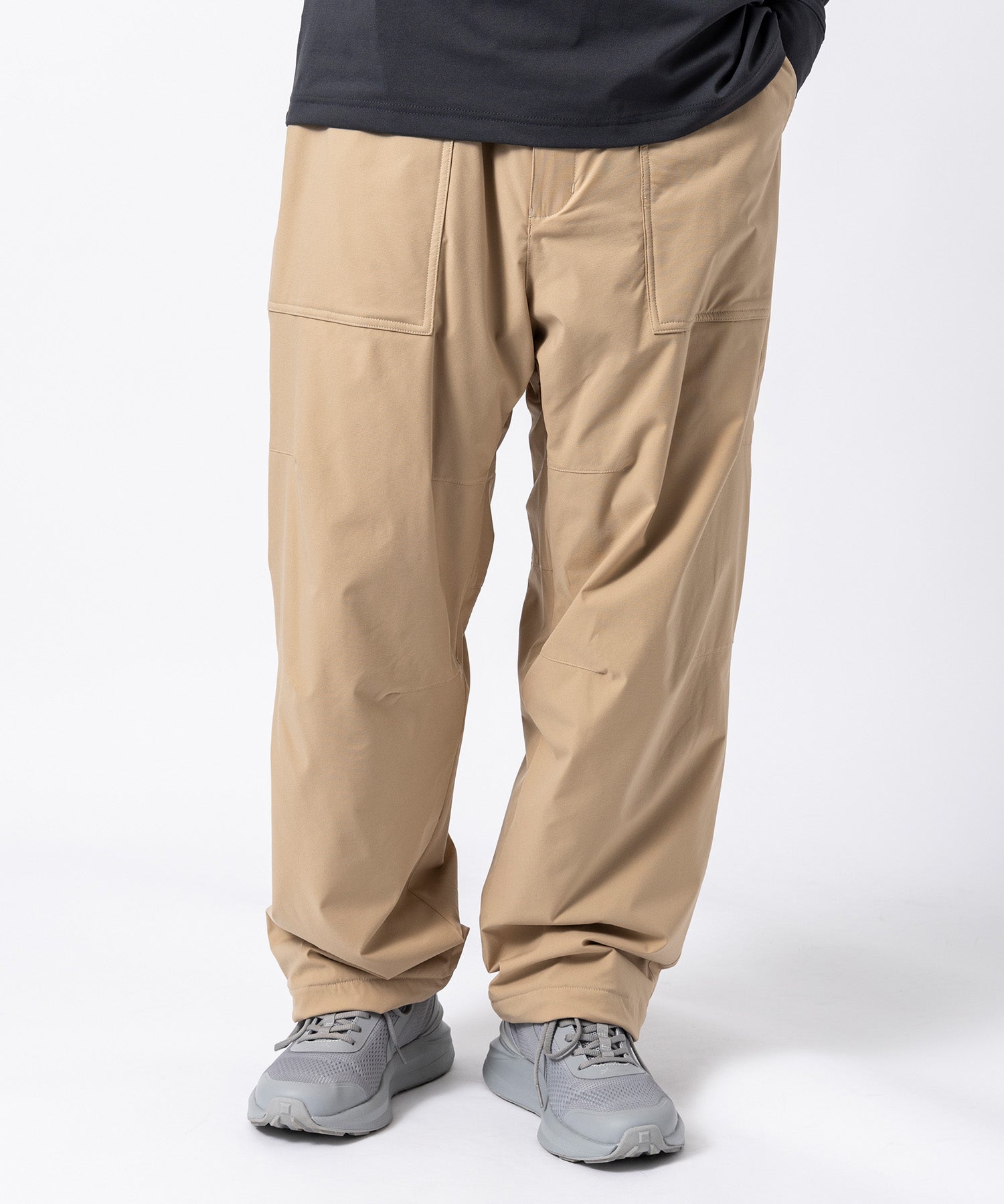 フェニックス phenix phenix outdoor(フェニックスアウトドア)ワイドシルエット 起毛メッシュ カーゴパンツ トリニティーパンツ(耐久性/保温性) （ベージュ） ベージュ