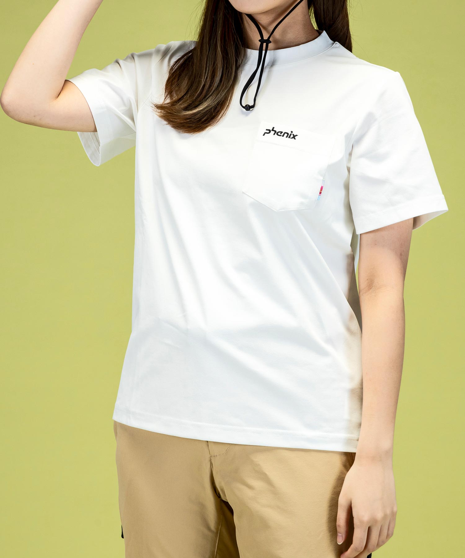 フェニックス phenix phenix OUTDOORポケットTーシャツ レディースTシャツ 速乾 ストレッチ 抗菌 防臭 インナー