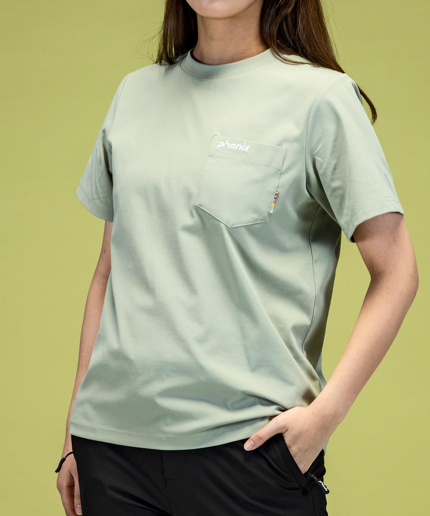 フェニックス phenix phenix OUTDOORポケットTーシャツ レディースTシャツ 速乾 ストレッチ 抗菌 防臭 インナー