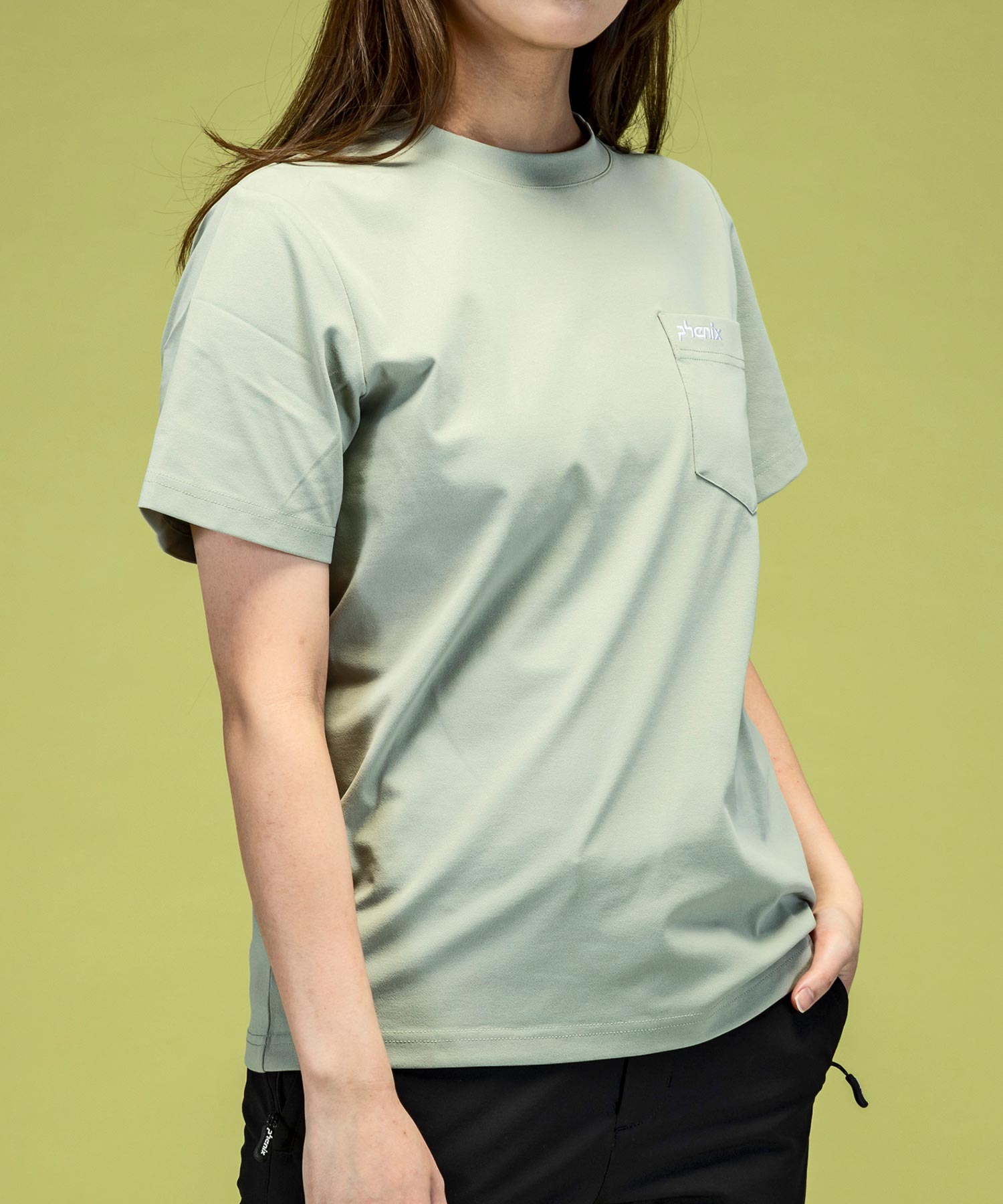 フェニックス phenix phenix OUTDOORポケットTーシャツ レディースTシャツ 速乾 ストレッチ 抗菌 防臭 インナー