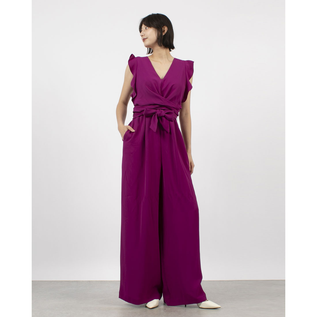 フェイズ エイト Phase Eight Ayla Wrap Jumpsuit,Magenta