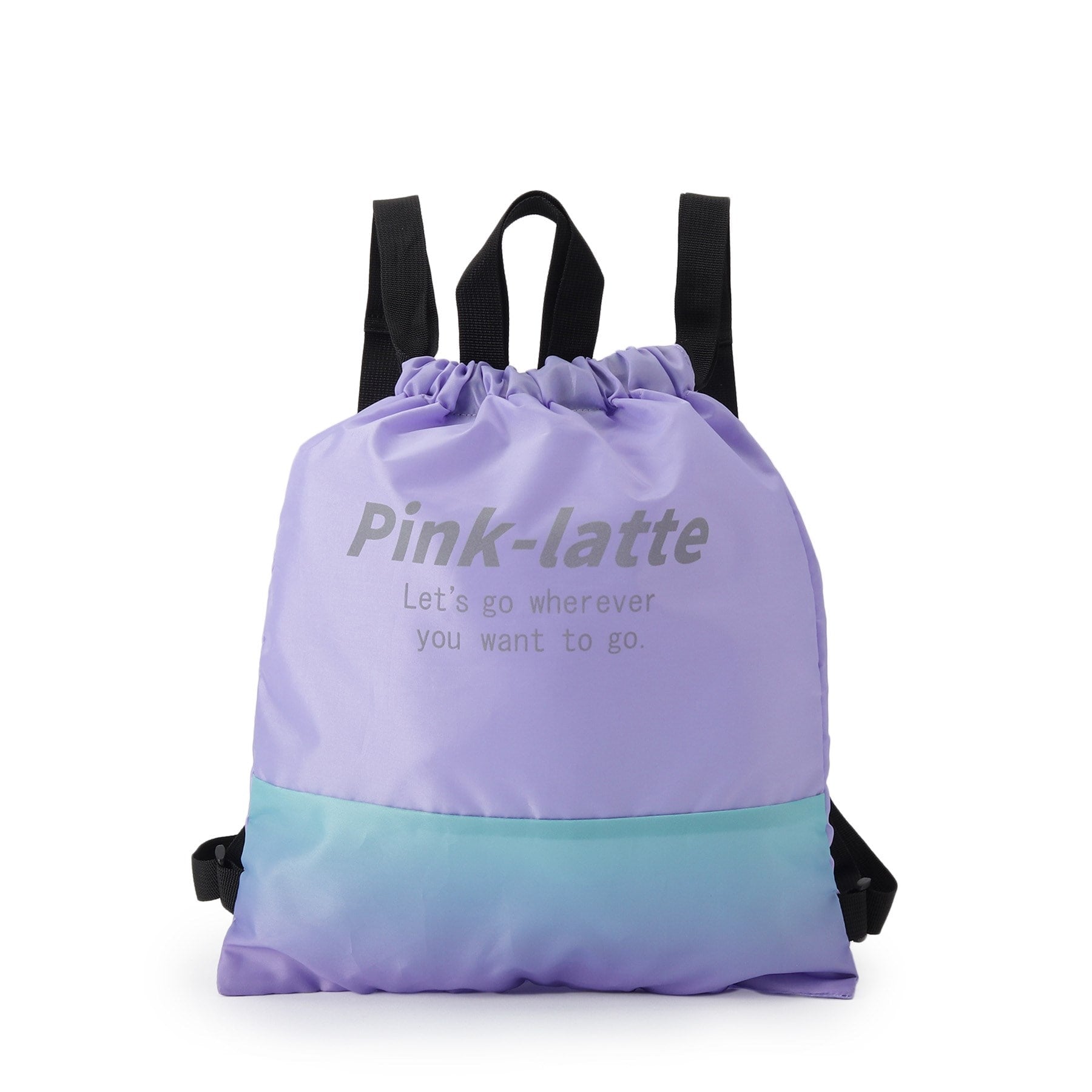ピンク ラテ PINK-latte グラデナップサック （パープル(081)） パープル(081)