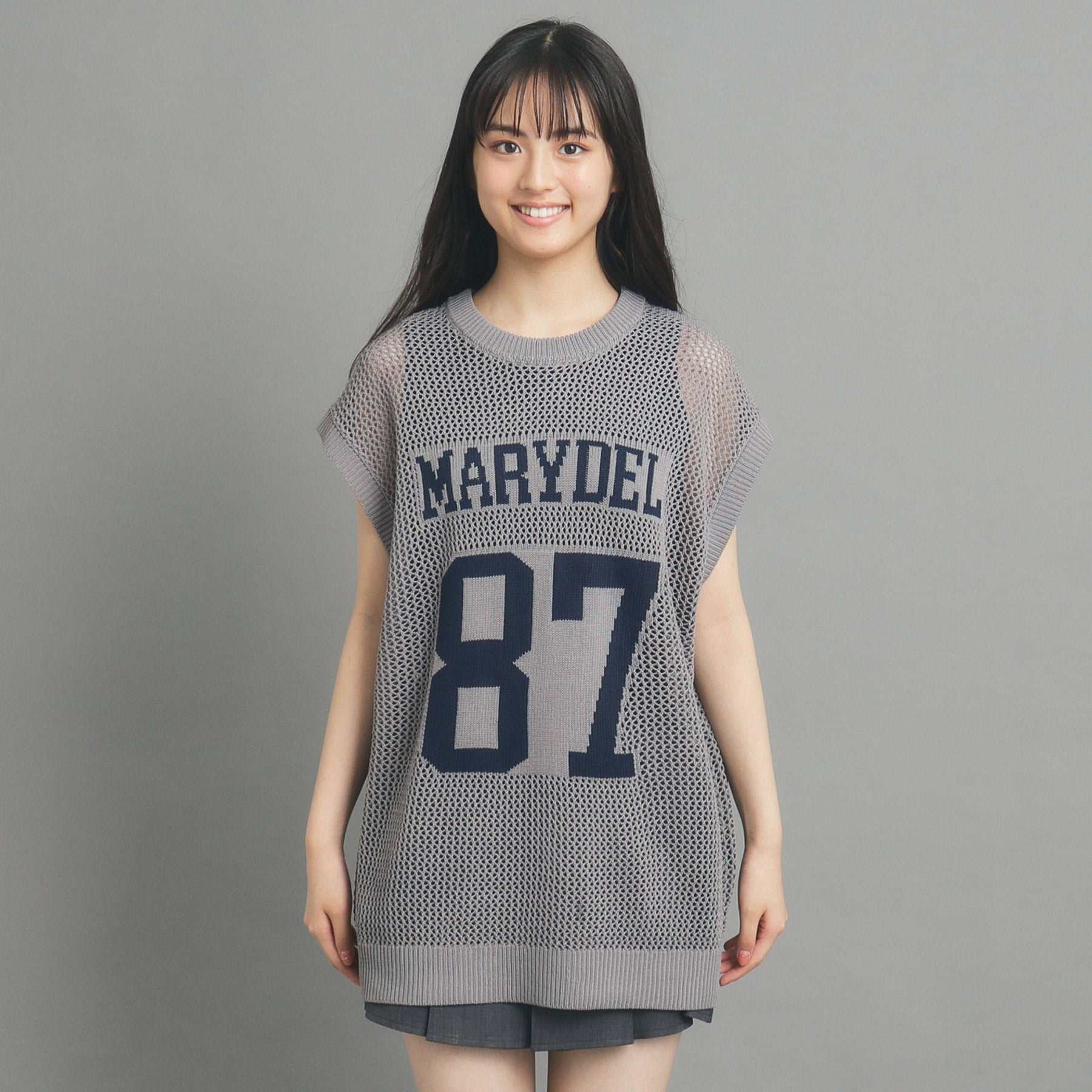 Pink Latte PINK-latte Numbering Mesh Vest