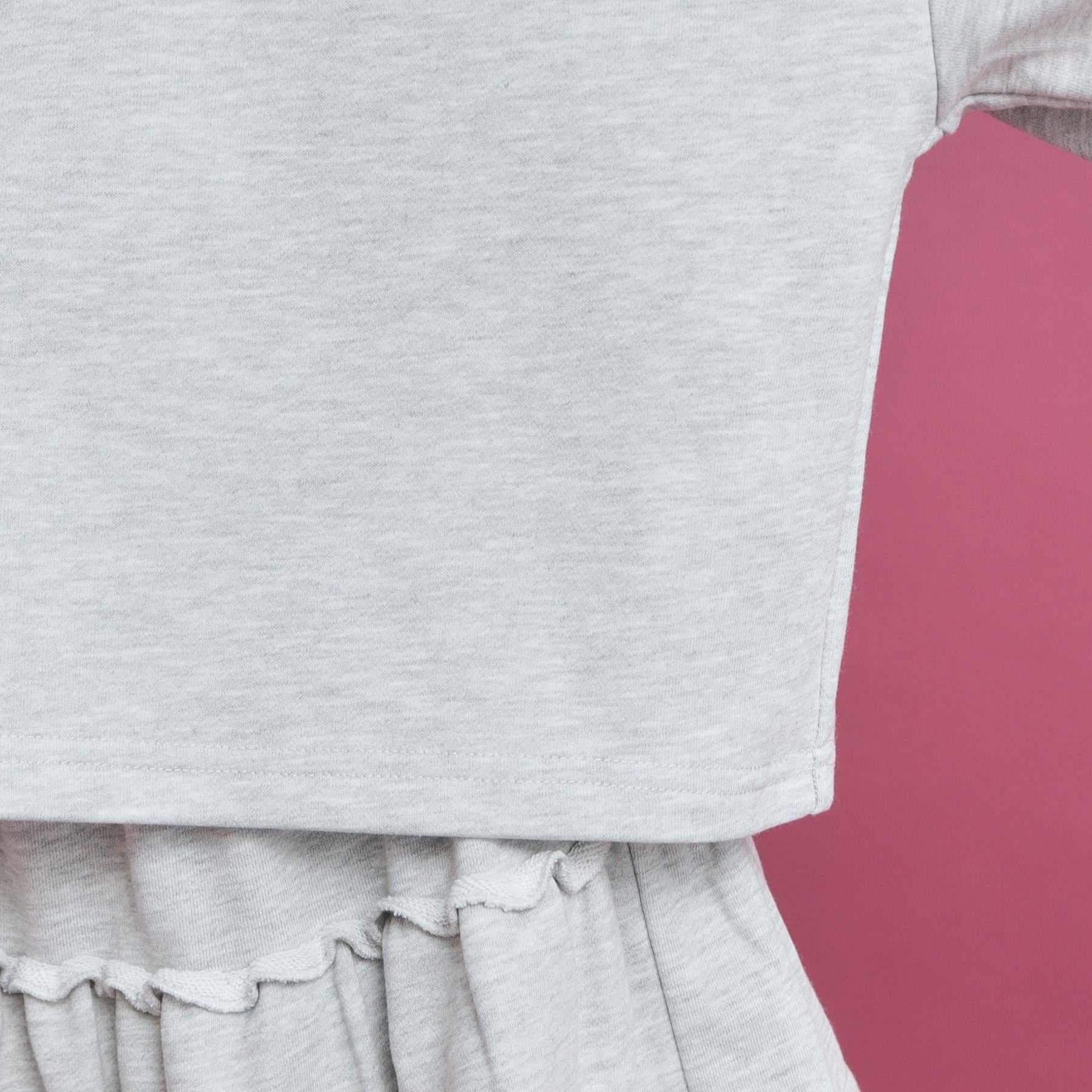 ピンク ラテ PINK-latte 【セットアイテム】ハーフジップ＆フリルスカート