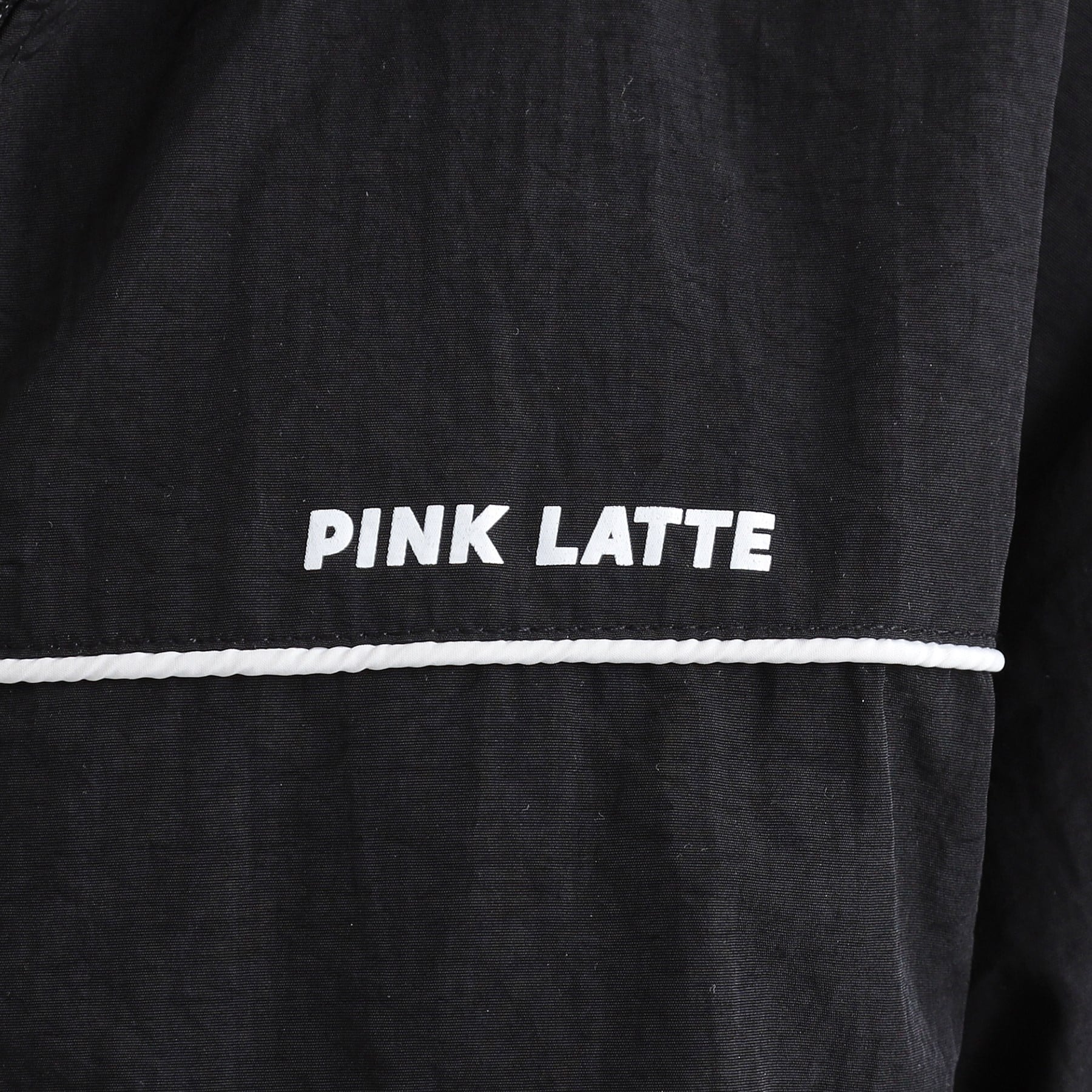 粉色 拿鐵 PINK-latte 標誌線外套
