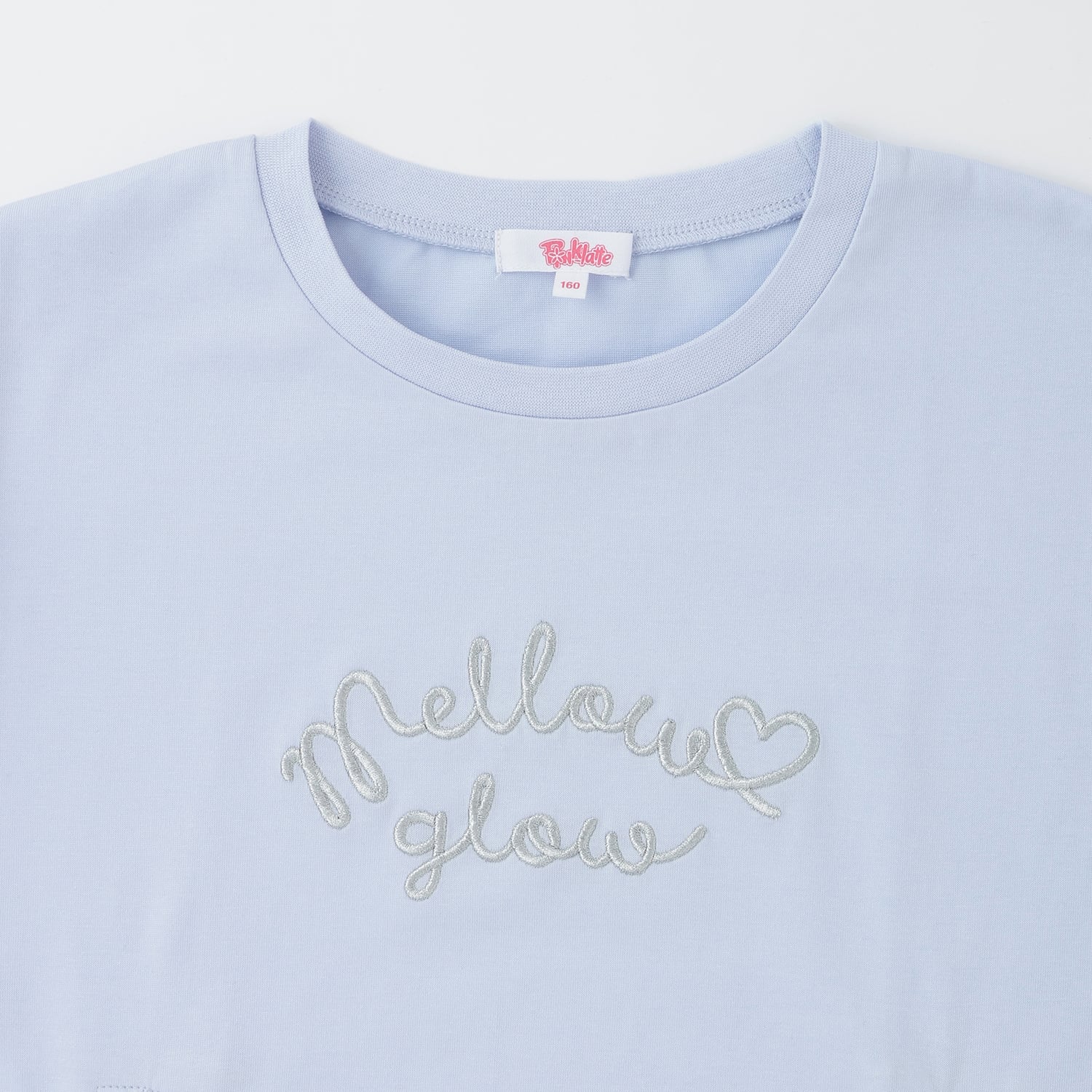 ピンク ラテ PINK-latte アソート柄レースアップ半袖Tシャツ （オフ ホワイト） オフ ホワイト