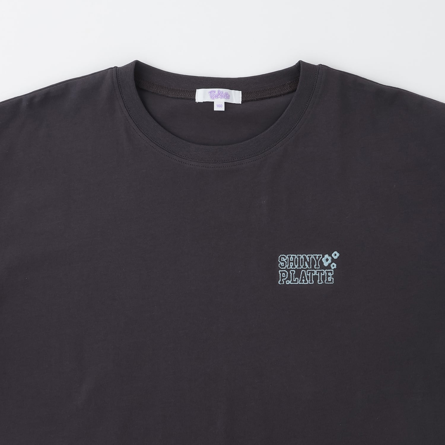 ピンク ラテ PINK-latte 【別注】チェッカーボックスTシャツ （サックス） サックス