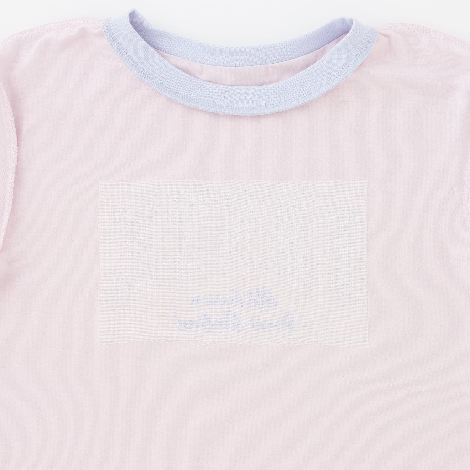 ピンク ラテ PINK-latte 【接触冷感】キラキラカレッジリンガー半袖Tシャツ （ミント） ミント