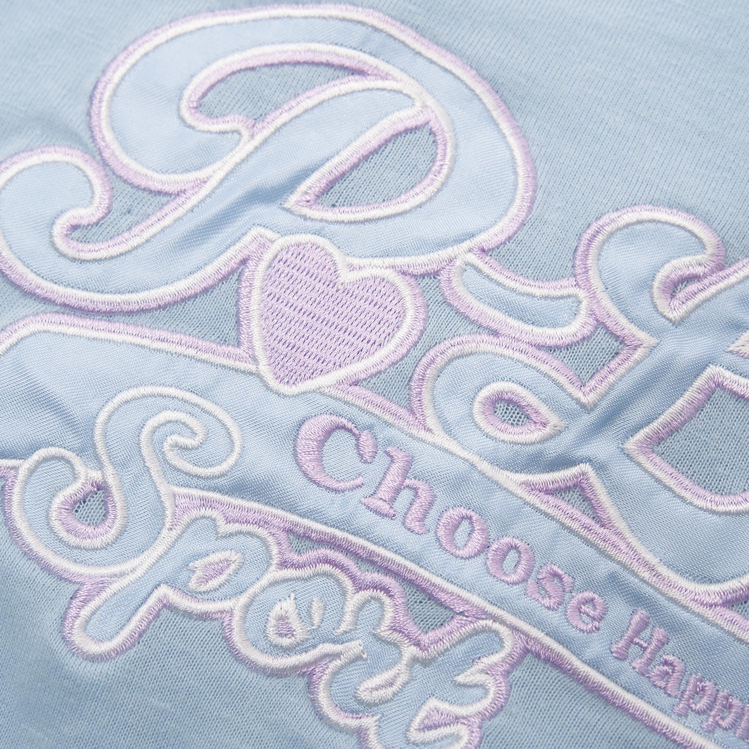 ピンク ラテ PINK-latte PINK latte SPORT 袖リボンラインショート丈Tシャツ （41/サックス） 41/サックス