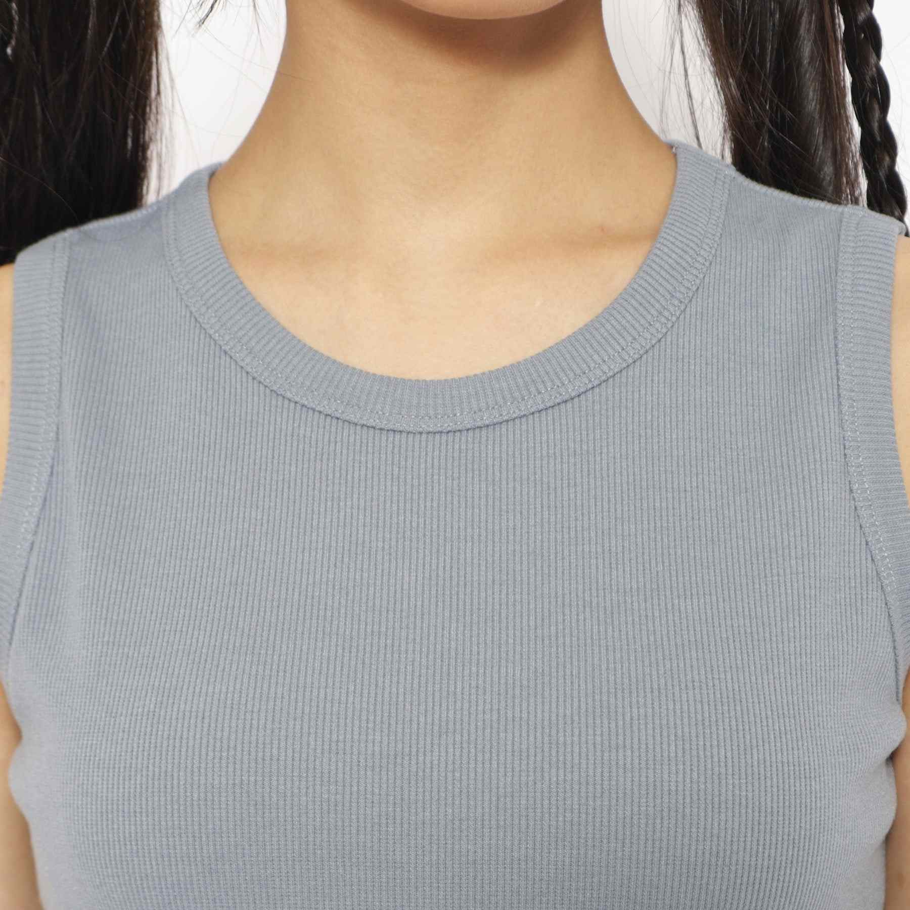 ピンク ラテ PINK-latte 【パッド付】テレコアメリカンスリーブタンク