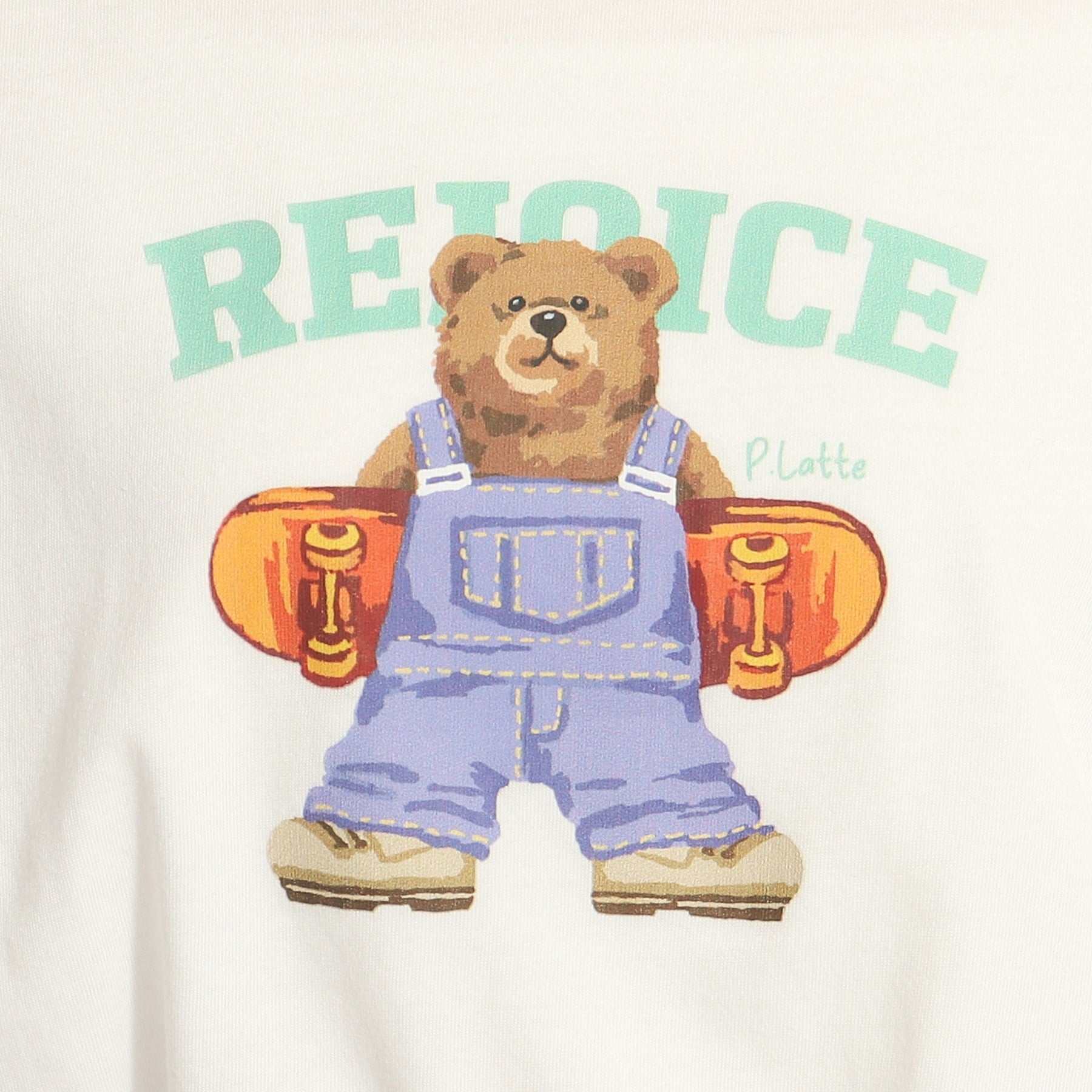 ピンク ラテ PINK-latte スケボーベアTシャツ