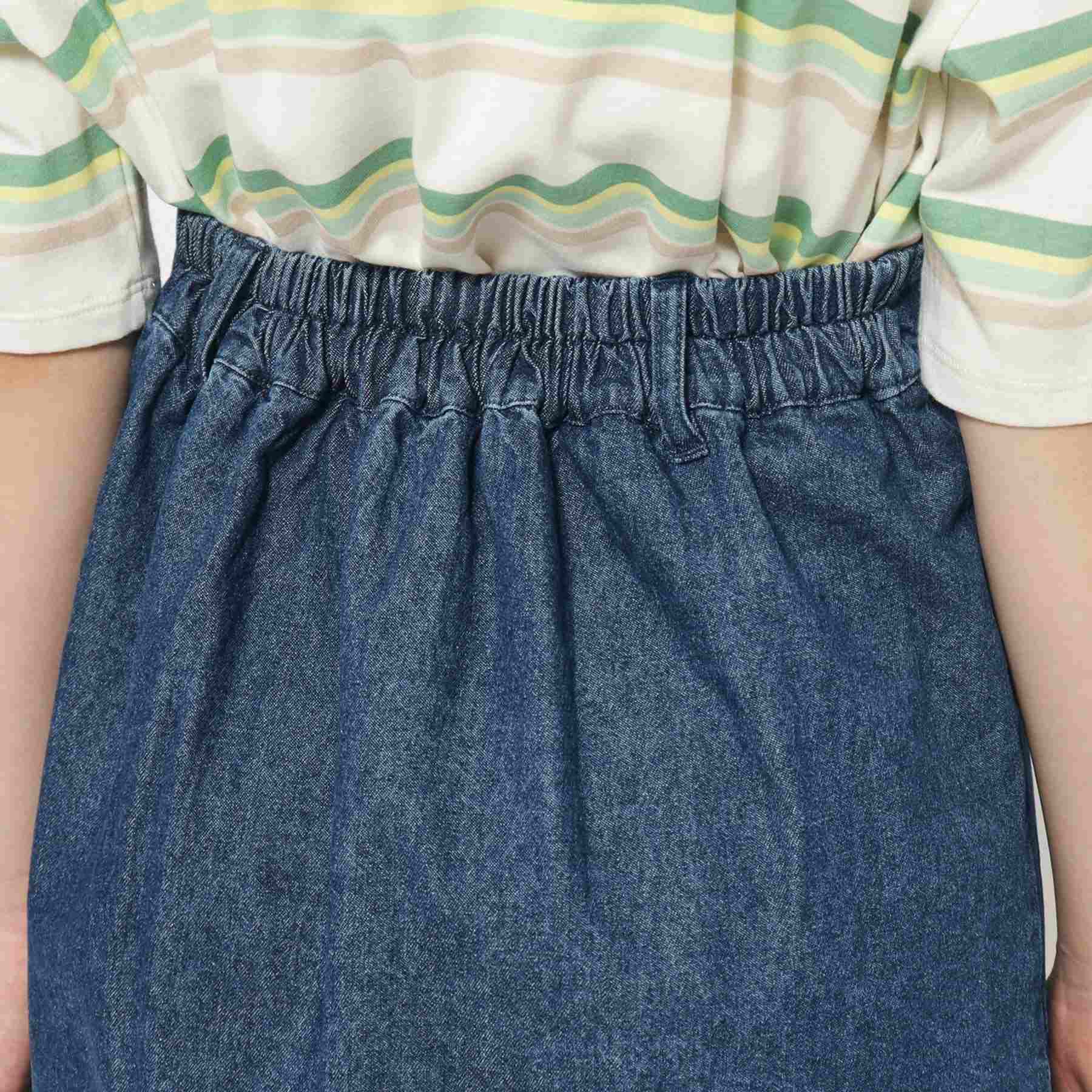 ピンク ラテ PINK-latte 【アジャスターあり】前ボタンスカート