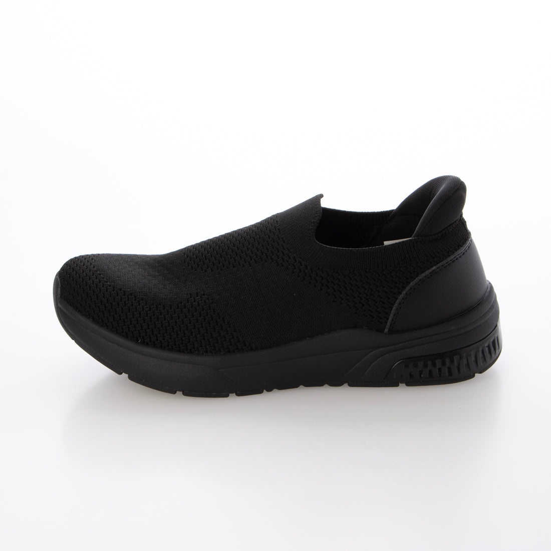 ピエディヌーディ PIEDI NUDI Fit Partner / ハンズフリータイプ 「瞬スポ」 ニットスニーカー （BLK/BLK） BLK/BLK