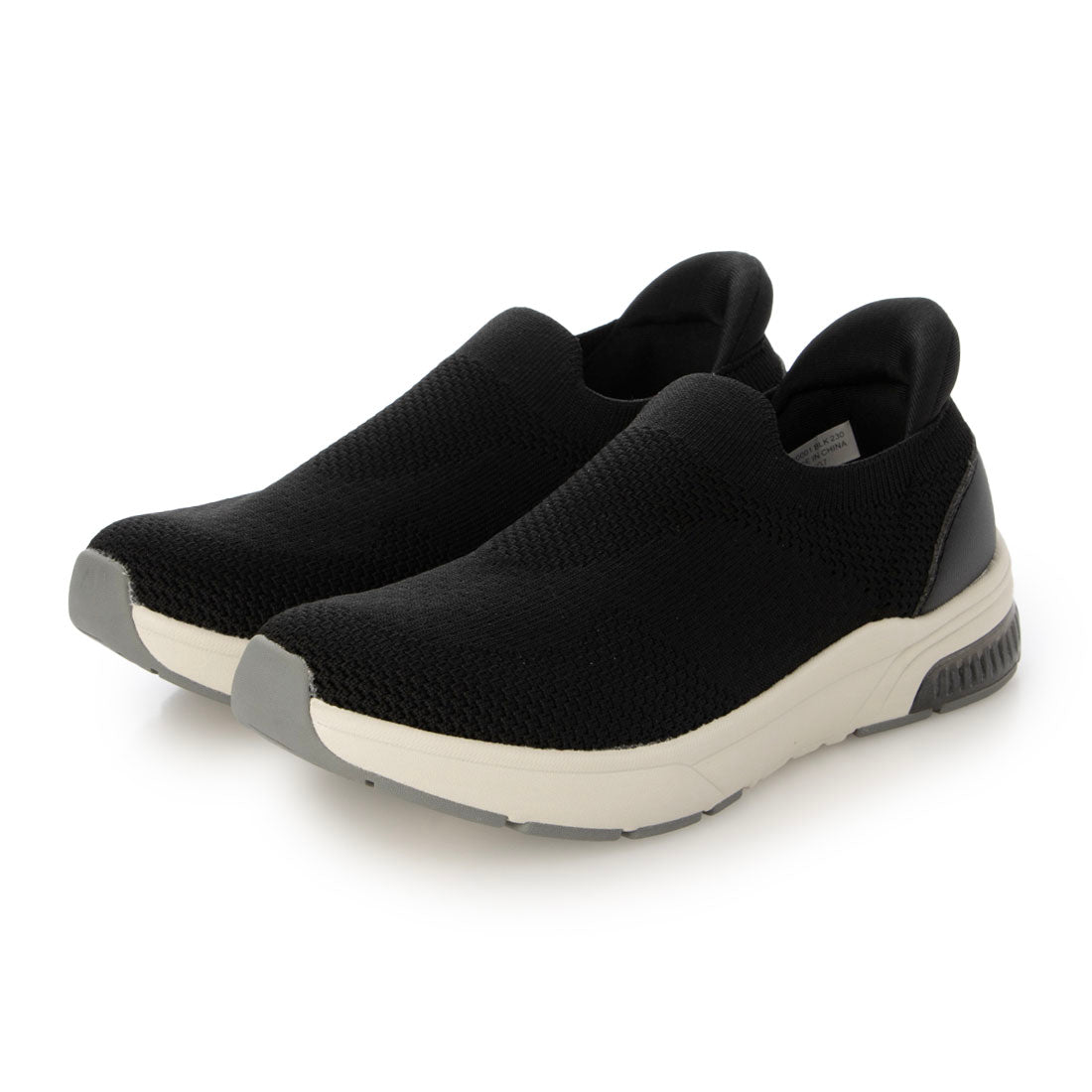 ピエディヌーディ PIEDI NUDI Fit Partner / ハンズフリータイプ 「瞬スポ」 ニットスニーカー （BLK） BLK