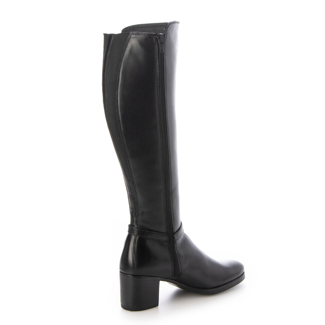 PIEDI NUDI genuine leather belted long boots