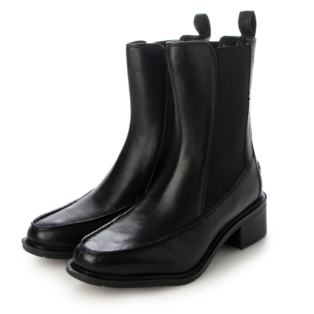 ピエディヌーディ PIEDI NUDI レザー サイドゴア モカシンブーツ