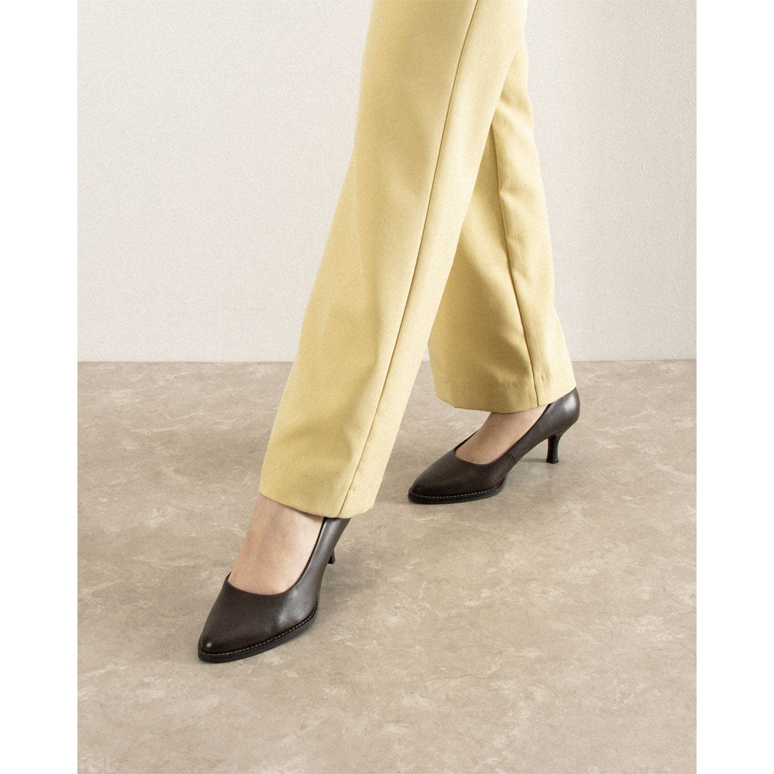 PIEDI NUDI genuine leather plain pumps