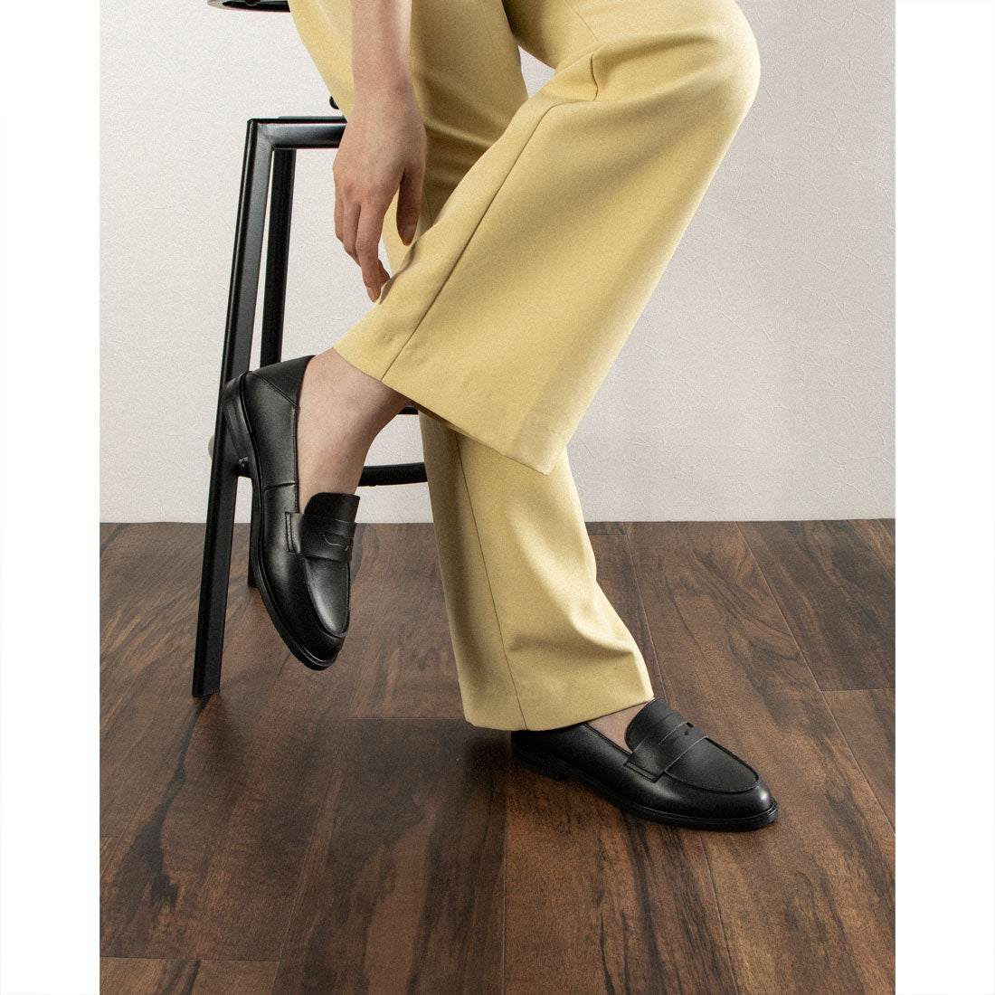 PIEDI NUDI genuine leather mannish leather coin loafers