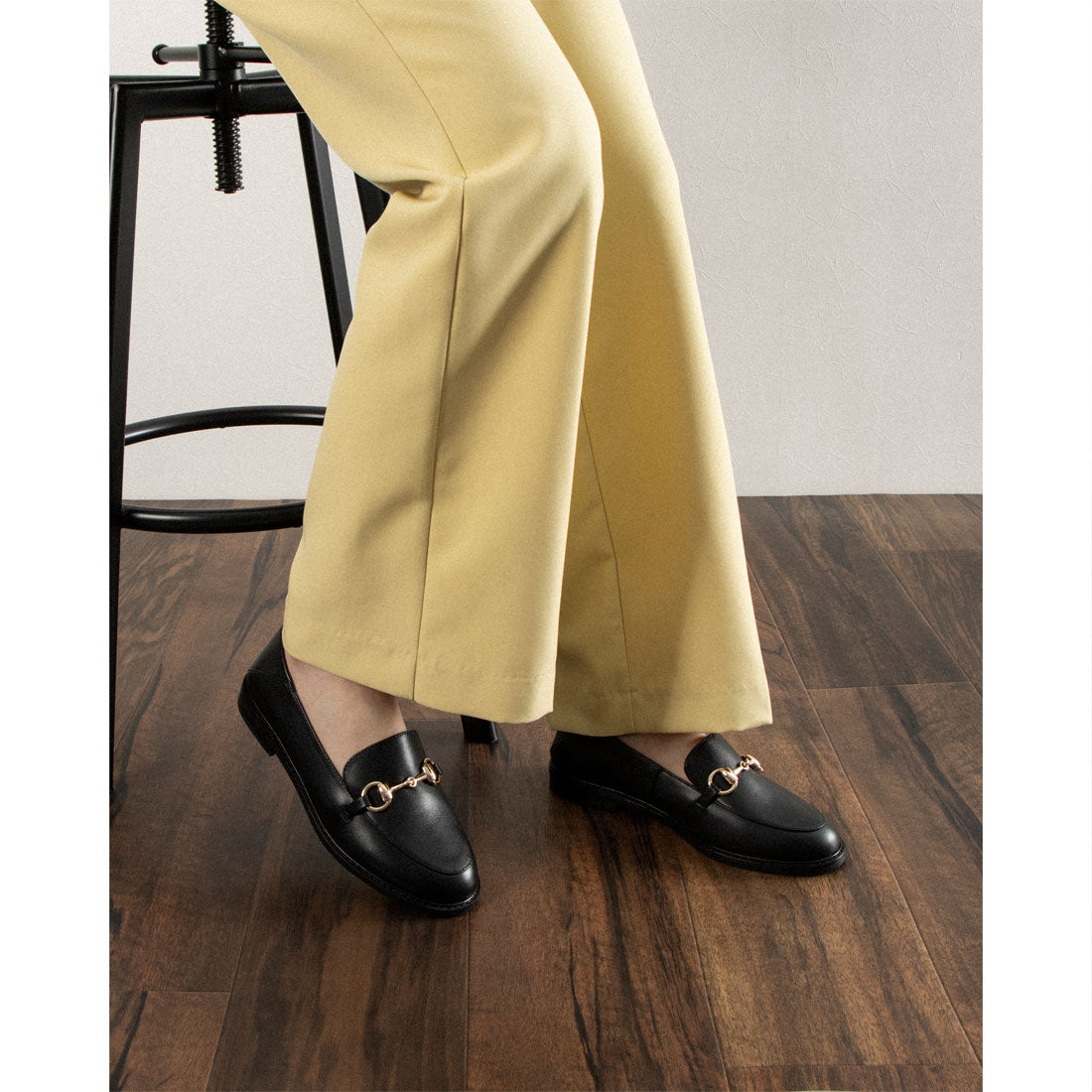PIEDI NUDI Genuine Leather Mannish Leather Bit Loafers