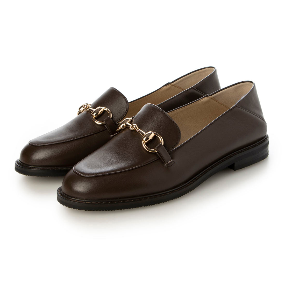 PIEDI NUDI Genuine Leather Mannish Leather Bit Loafers