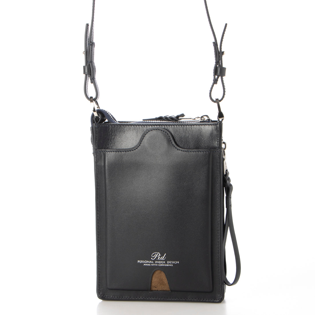 ピー・アイ・ディー P.i.d スムースレザーミニショルダー （コン） コン