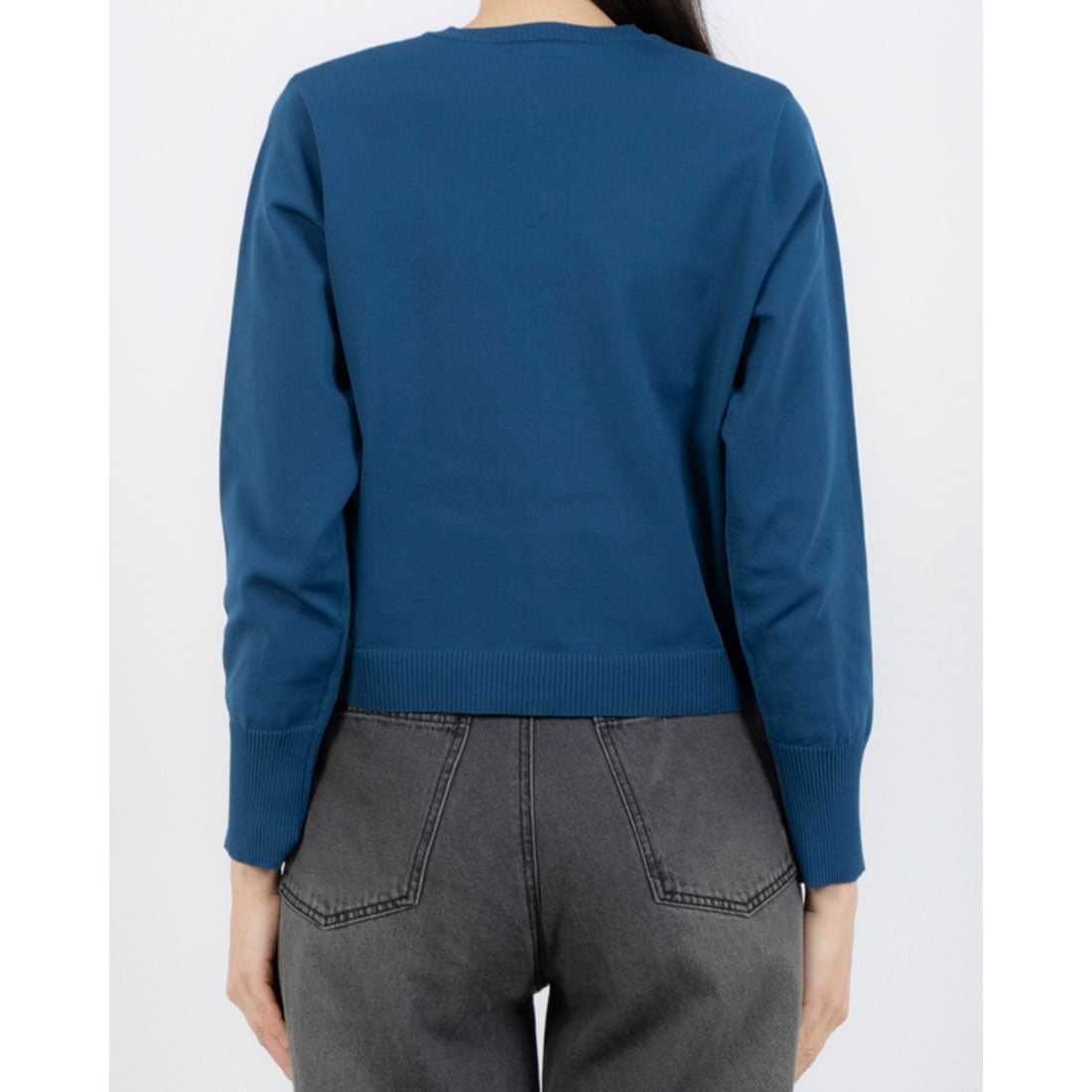 Pizzo Bianco Cardigan with Glass Buttons