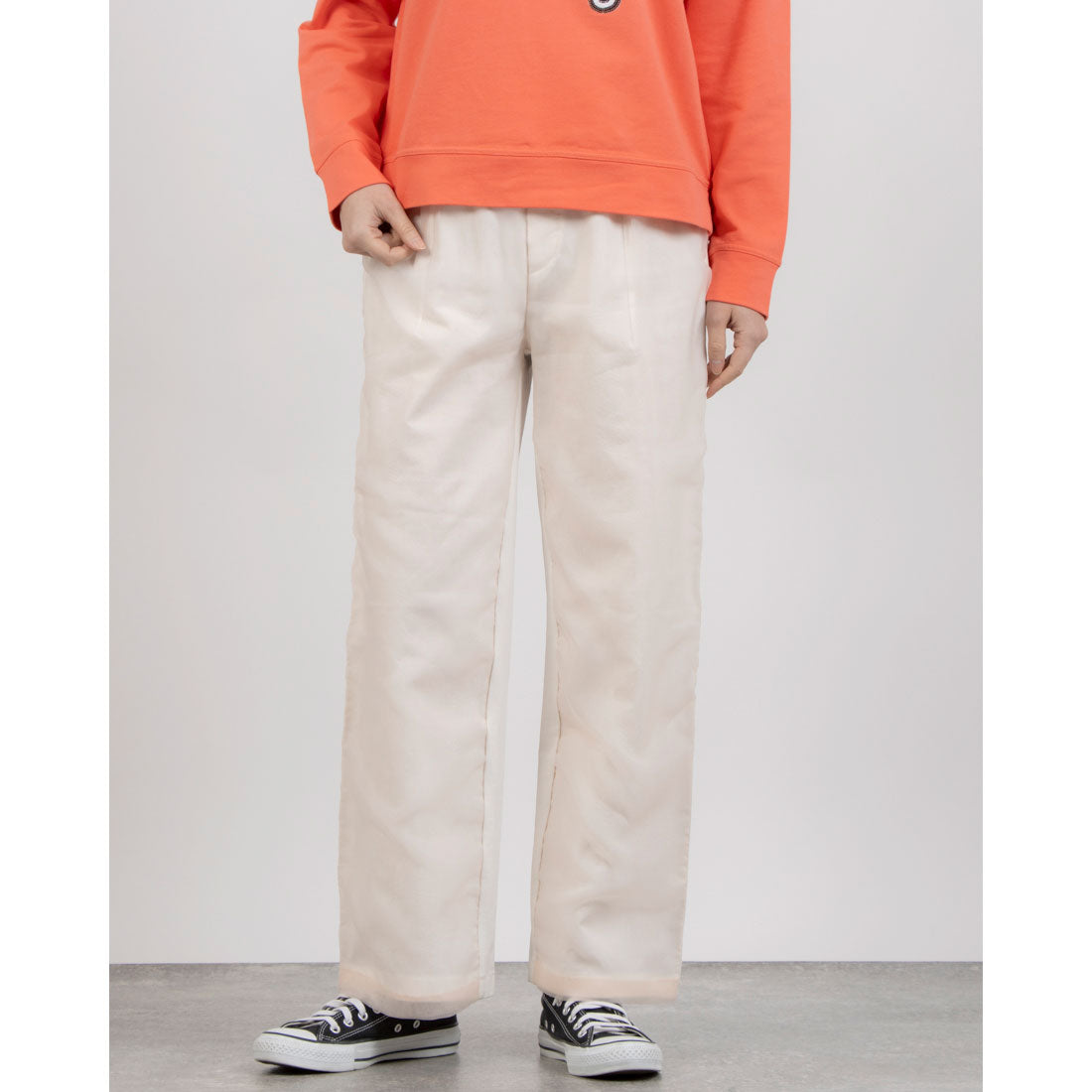 Pizzo Bianco Organza Pants