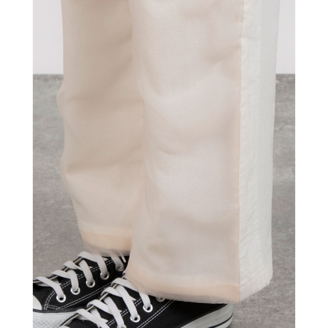 Pizzo Bianco Organza Pants