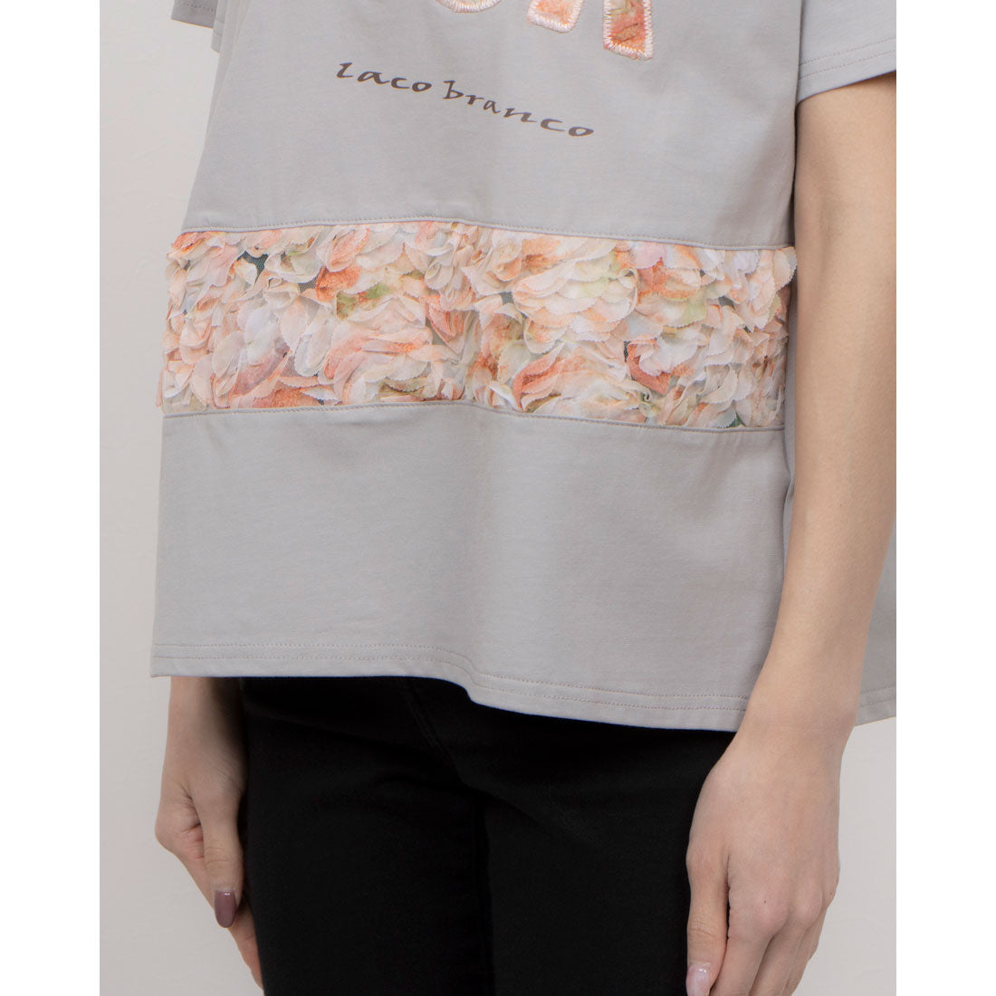 Pizzo Bianco Stretch Jersey T-Shirt